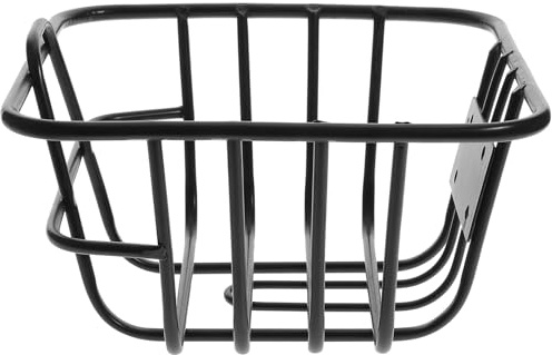 Ciieeo Cestino Anteriore in Ferro per Bici, Cestino da Bicicletta per Manubrio, Facile Installazione, Grande capacità, Accessori Bici Elettrica Fat Bike