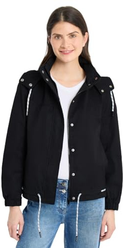 Cecil Damen Jacke mit Kapuze und Tunnelzug