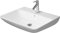 Duravit Me by Starck Waschtisch mebystarck 650 mm 1 Loch Überlauf WonderGliss weiß