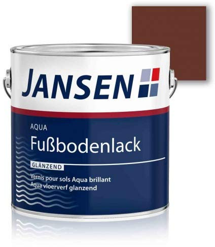 Jansen Aqua Fußbodenlack rotbraun 2,5l