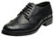 rismart Mujer Brogue Dedo del Pie Puntiagudo Puntas De ala Oxfords Zapatos De Cordones SN02372(Negro,41 EU)
