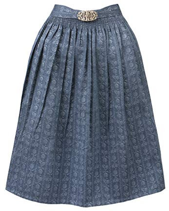 Stockerpoint Sc-300 Damen Midi Dirndlschürze, Blau, 46-50