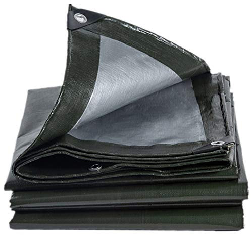 Impermeable Lonas Lonas Protección con el Metal Ojales, Ideal para la Tienda del pabellón Lona, ​​Barco, RV o Cubierta de la Piscina,6x12ft