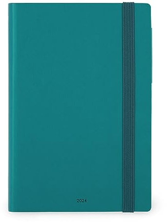 Wochenkalender Medium Notiz. - 2024 - Medium Weekly Diary With Notebook - Green