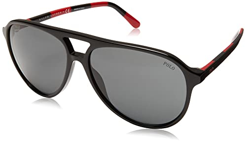 Polo Ralph Lauren PH4173-500187-59 - Herren Sonnenbrille - Shiny Black