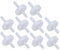 Fafeicy 10 Stück PP-Kunststoff Widerhaken-Rückschlagventil, Ozonbeständiges Membran-Einweg-Wasserabsperrventil, für Aquarien, Lebensmittel und Getränke, Chemische Industrie(3mm translucent)