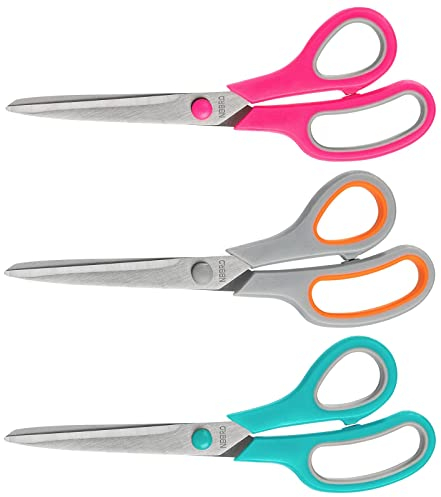 Schere, 8,5 Mehrzweckschere, Schere Büro, 22 cm, 3er-Pack Set,940041