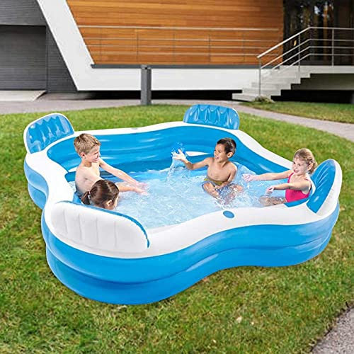 Centro Juegos Agua Inflable Fiesta Agua Verano Centro Natación Salón Familiar Piscina Piscina Hinchable para Niños 2 a 6 Años