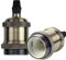 TIANFAN 2Pcs / Pack Edison Schraube ES E27 Glühbirnen Lampenfassung Pendelleuchte (Bronze)