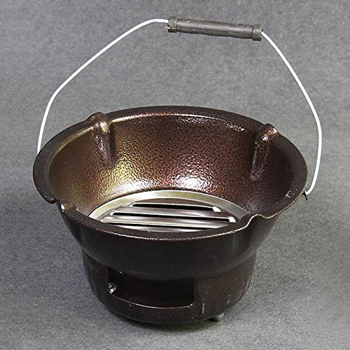 Hausheizung Gartenöfen, Terrassenofen, Tragbare Heizung, Holzkörbe-Kaminbesteck, Freistehender Tragbarer kleiner Holzofen für Innenräume | Kohlebecken | Holzofen klein (20.5 cm / 8 in,B)