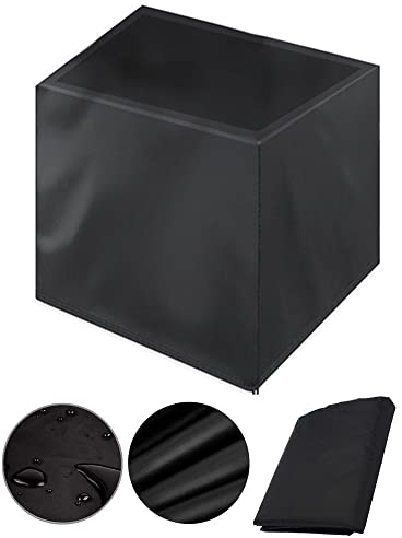 rngcpto Garden Furniture Covers Waterproof 90x90x90cm, Garden Table Cover Oxford Outdoor Patio table Covers Rectangular Cover Windproof Anti-UV for Table Chairs Rattan Sofa (90x90x90cm)