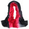 Wollschal Damen Rot, Winter Schal für Herren Gradient 180X65cm Warmer Übergroßer Winterschal-Poncho
