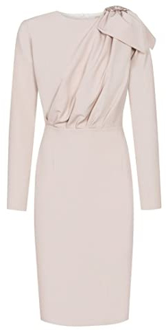 Swing Fashion Women's Bridget | Damen Elegant | Bleistiftkleid | Business Etuikleider | Festliches Partykleid | Cocktailkleider | Kleider Vintage | Knielang | Langarm