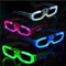 ZIYOUA Shutter Shades Partybrillen, 8 Stück, LED-Neonbrille, Partyzubehör für Kinder und Erwachsene, 80er-Jahre-Party-Dekoration, Sonnenbrille, Rave-Partyzubehör (8 Stück)