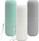 Cozlly 3 Stück Zahnbürsten Etui für Reise, Zahnputzbecher Tragbar, Etui Zahnbürste Kunststoff, Zahnbürstenhalter Mundspülbecher, Zahnbürste Aufbewahrungsbox, Zahnbürstenetui für Reise Camping Draußen