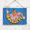 Bullseye Bully 80s Darts Vintage Tin Sign Metal Decor Metal Sign Wall Metal Tin Sign 8X12 inches