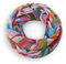 CODELLO Damen Loop-Schal aus recyceltem Polyester im Streifen-Mix