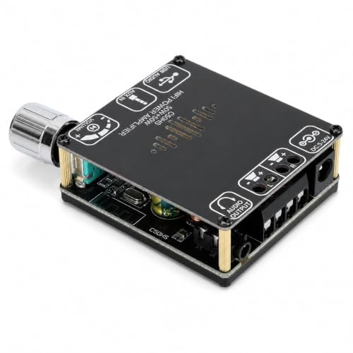 Bluetooth Amplifier Board,50W 50W TPA3116D2 HiFi Level Bluetooth 5.0 Sound Amplifier Board for Amplifier Smartphones Laptops