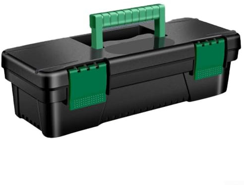 Robuster Kunststoff-Werkzeugkasten, 25,4 cm, für Tischlerei und elektrische Reparaturen