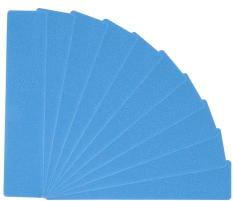 PATIKIL 10 STK Spielfeldmarkierung Für Basketball Badminton Volleyball Blau