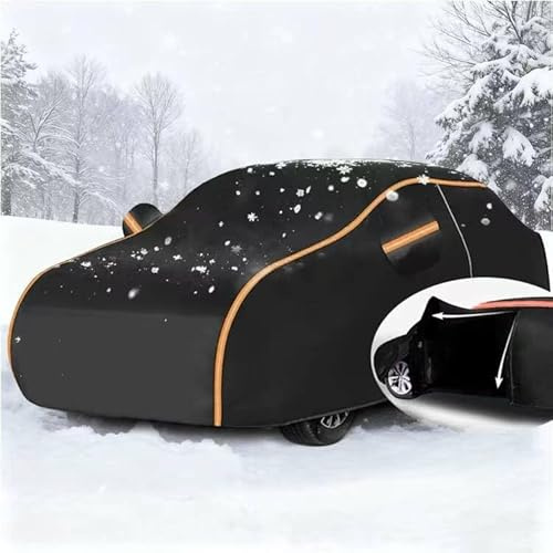 Autoabdeckung Winter Für BMW X1 U11 (2022-),Autohülle zubehör Outdoor Auto Abdeckplane Wasserdicht Atmungsaktiv Vollgarage Autoplane Schneefest Car Cover