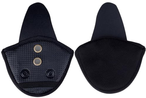 Coussinet de protection pour oreilles de moto – Chauffe-oreilles 15 x 13 cm | Cache-oreilles pour casque – Matériau polyester | Protecteurs d'oreilles d'hiver amovibles | Vélo Cyclisme Ski Extérieur