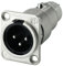 Neutrik NA3MDF XLR-Adapter XLR-Stecker - XLR-Buchse 1 St.