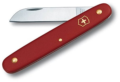Victorinox, Coltello per fioristi, Professionale, per Vivai e Giardinieri, Svizzero, poliammide, rosso, Lama, dritta
