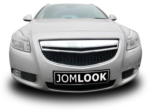 JOM Car Parts & Car Hifi GmbH 6320035COE Kühlergrill, schwarz mit Chromleiste Sport Look
