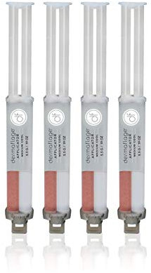 Dermaflage Applicator 4 Pack, Silicone Filler Refill (Medium Cool)