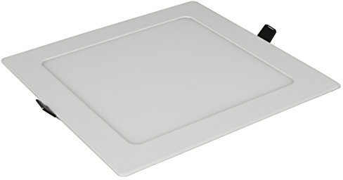 McShine - LED Panel Deckenleuchte Strahler | LP-1519SN | 15W, 190x190mm, 1.530 lm, neutralweiß 4000K, Aluminiumgehäuse, flach 14mm, IP20 für Innenräume