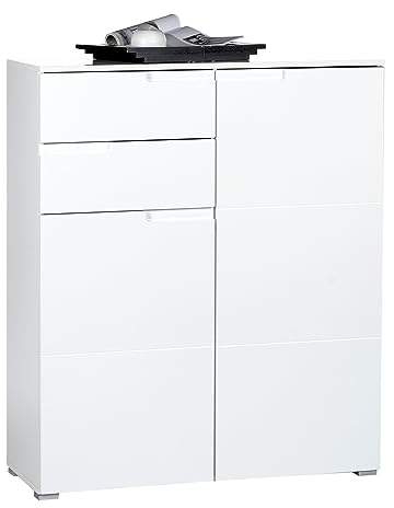 Kommode, weiß hochglanz, 100x119x40 cm