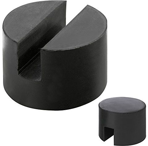 Arebos Universelle Gummiauflage für Wagenheber und Hebebühnen | Gummiteller | Gummiklotz 50 x 35,4 mm