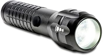 MAUL LED-Taschenlampe MAULkronos S – outdoor-taugliche LED Taschenlampe für die semiprofessionelle Anwendung – helle Taschenlampe mit langer Leuchtdauer und Spritzwasserschutz (IPX4) – schwarz