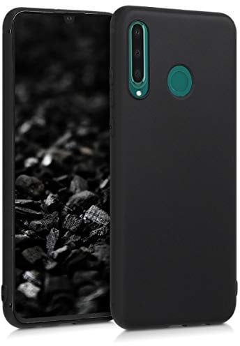 kwmobile Funda para Huawei P30 Lite Carcasa - Ultrafina de TPU y Silicona con Bordes elevados anticaídas - Negro Mate