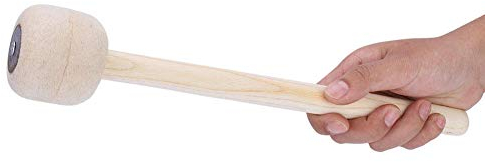 Verrückter Verkauf Robuster Bass Drum Mallet Stick mit Percussion Marching Band Zubehör aus Wollfilz