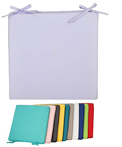 Coen Bakker Jack Outdoor Stuhlkissen 40x40cm Lounge Kissen Wasserfest Sitzkissen Garten Lotus Effekt, Farbe:Flieder