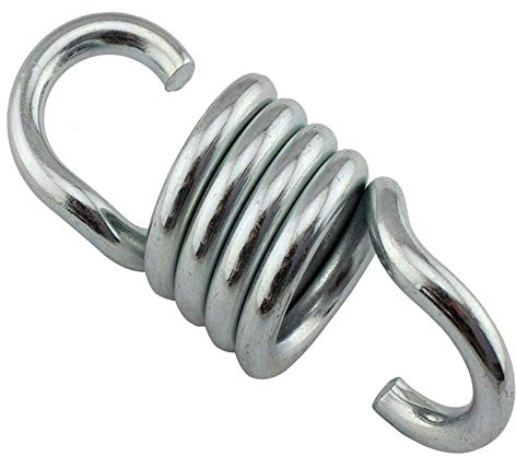 Hammock Spring Suspension Hooks Spring Garden Swing Basket Spring Hook Hanger Extension Spring for Garden Swing Hammock Hanging Chair Punch Bag Cocoon Ratten Egg Chair Accessories