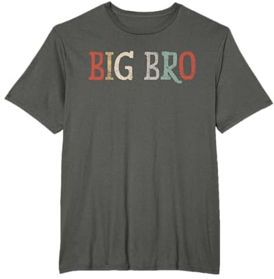 Vintage Big Bro Brother Gift for men,teen,boys and Toddler T-Shirt