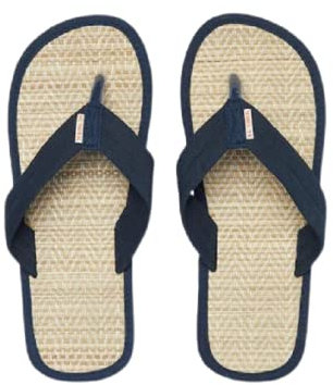 Sundek Tongs avec paille homme Flip Flop AM407, bleu, 43 EU
