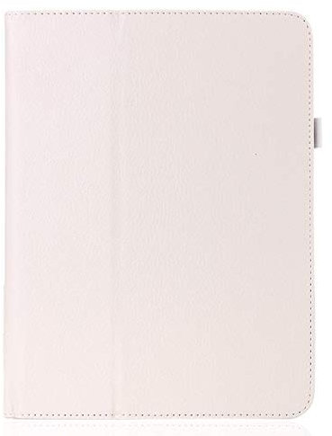 UHCOM Custodia in Pelle per Samsung Galaxy Tab 4 10.1 2014 Custodia Cover per Samsung Galaxy Tab 4 T530/T531/T535 Tablet da 10.1 Pollici (Color : White)