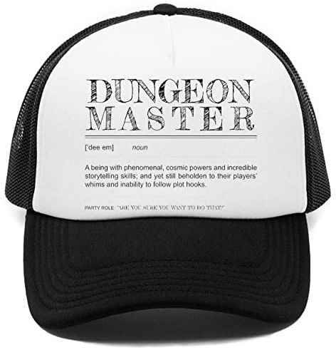 VENDAX Dungeon Master Definition Kappe Baseball Rapper Cap