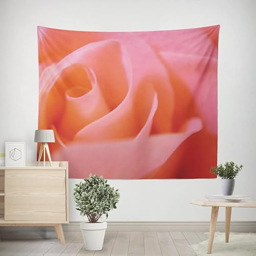EHOMERY Gobelin Wandbehang Wanddekoration Design Wand Bild Rosen Wandteppich XXL 3D Wandschmuck Kinderzimmer Wohnzimmer Schlafzimmer Wandbehang Dekoration 240x220cm