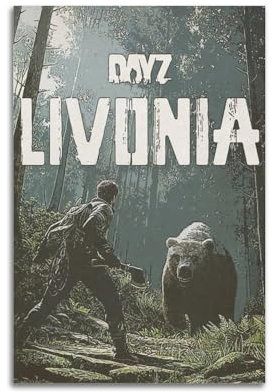 DayZ Livonia Version, Spielposter, dekorative Malerei, Leinwand, Wandposter und Kunstdruck, moderne Familienschlafzimmer-Dekoration, Poster, 20 x 30 cm