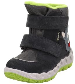 Superfit Icebird Warm gefütterte Gore-Tex, Stivali da Neve, Grau/Hellgrün 2010, 30 EU Larga