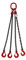 Joma-Tech 4-Strang Anschlagkette 3m GK8 8mm schwarz
