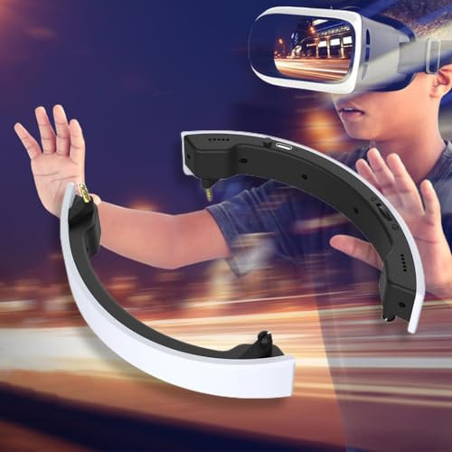 JDXFENG Helm-Stereo-Lautsprecher, 3,5-mm-Audio-Schnittstelle, tragbarer Helm, externer Verstärker, ersetzt Original-Kopfhörer, 4 Stunden Akkulaufzeit for PS VR2
