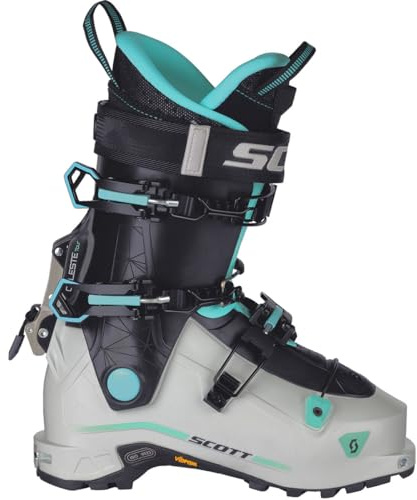 SCOTT Sports Damen W's Celeste Tour Skischuh, Weiß/Mintgrün, 240