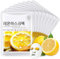 Shefave 8 Stück Tuchmasken Korean Face Mask Sheets, Vitamin C Koreanische Gesichtsmaske Zitrone Tuchmasken Gesicht, Nährende Maske Beauty, Gleichmäßiger Hautton, Hydrating Mask