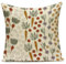 Kissenbezug 40X40 Radieschen Kissenhülle Leinen Kissenbezüge Sofakissen Dekokissen Deko Kissenhüllen Wohnzimmer,Outdoor Kissen Mit Reißverschluss